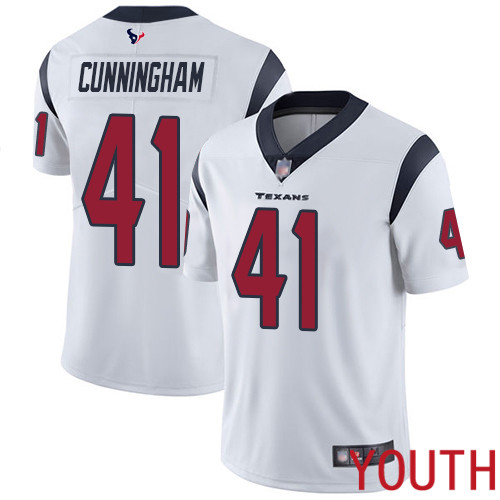Houston Texans Limited White Youth Zach Cunningham Road Jersey NFL Football #41 Vapor Untouchable->youth nfl jersey->Youth Jersey